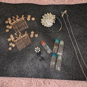 Beautiful Hair Accessories. Assortment. Bridal, Prom or Formal occasions